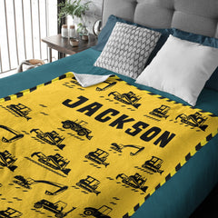 Free Shipping✈️Personalized Truck Blanket - Gifts for Kids