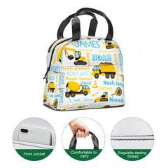 Sac à dos personnalisé pour tout-petits, camion de Construction léger, sac à dos personnalisé pour enfants