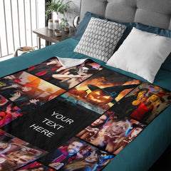 Free Shipping✈️Personalized Photo Text Custom Blanket - For Family and Friends