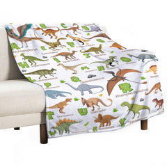 Free Shipping✈️Cute Alphabet Dinosaur Blanket for Boys