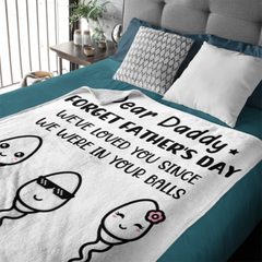 Greatest Dad Ever - Family Personalized Custom Blanket - Father's Day, Birthday Gift For Dad