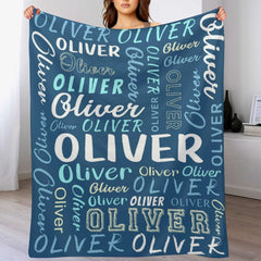 Free Shipping✈️Personalized Blankets for Kids - Customized Baby Name Blanket