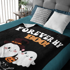 Free Shipping✈️Personalized Name Custom Blanket-Cute Halloween Ghost