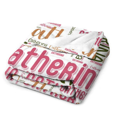 Free Shipping✈️Personalized Baby Blanket for Kids Word Art Names