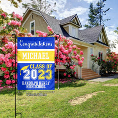 Custom Graduation Garden Flags Senior Gift