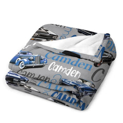 Free Shipping✈️Muscle Sports Car Personalized Baby Blanket