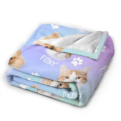 Custom Pet Photo Blanket - A Treasure Gift for Pet Lovers