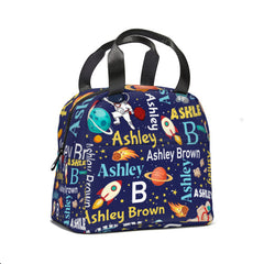 Personalized Space Theme Backpack with Name Gift for Children