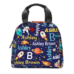 Personalized Space Theme Backpack with Name Gift for Children