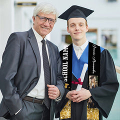 Promotion 2023 Meilleur cadeau pour la journée de remise des diplômes Étole de remise de diplôme personnalisée