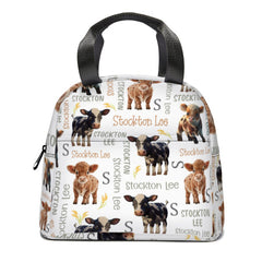 Personalized Name Custom Cow Baby Backpack