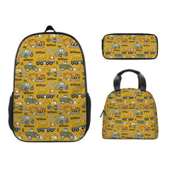 Personalized Name Custom Construction Tractor Backpack