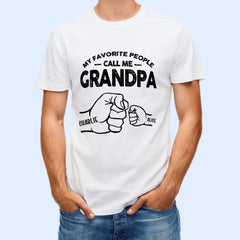 A Great Grandpa's Full Of Strength - Family Personalized Custom Unisex T-shirt - Father's Day, Birthday Gift For Grandpa - joliny