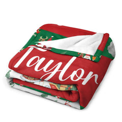 Free Shipping✈️Christmas Personalized Christmas Baby Blanket