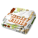 Personalized Baby Blankets With Name, Custom Animal - Gift Baby, Cute Monkey, Turtle, Lion And Elephant Jungle Blanket - Joliny