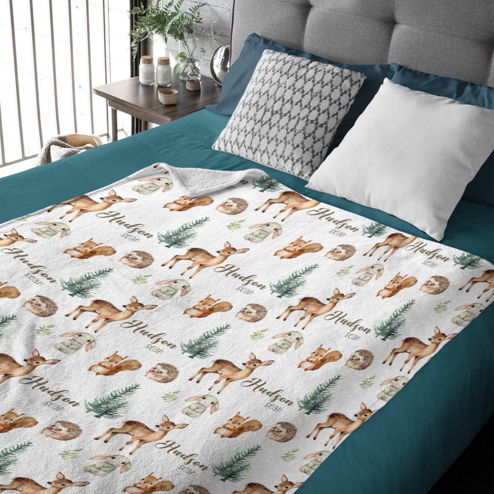 Personalized Woodland Animal Baby Name Custom - Joliny