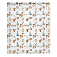 Personalized Woodland Animal Baby Name Custom - Joliny
