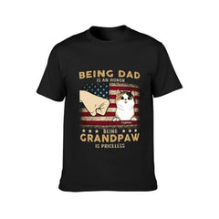 Being Grandpaw Is Priceless - Gift for Dad, Personalized Unisex T-Shirt - joliny