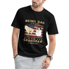 Being Grandpaw Is Priceless - Gift for Dad, Personalized Unisex T-Shirt - joliny