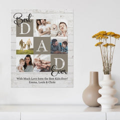 Best Dad Ever Photo Canvas - joliny