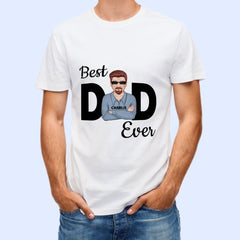 Best Dad Ever Young Man Personalized Shirt - joliny