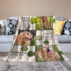 Best Friends Come Into Our Lives - Upload Image - Personalized Blanket - joliny