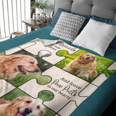 Best Friends Come Into Our Lives - Upload Image - Personalized Blanket - joliny