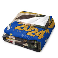 Custom Class of 2024 Graduation Star Blanket - Joliny