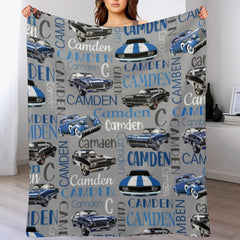 Free Shipping✈️Muscle Sports Car Personalized Baby Blanket