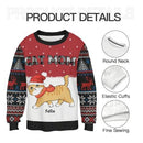 Cat Mom Dad Pattern - Personalized Custom All-Over-Print Sweatshirt - Joliny