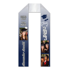 Class of 2023 Best Gift For Graduation's Day - Upload Image - Personalized Graduation Stole - joliny