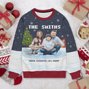 Custom Photo Best Family Ever - Family Personalized Custom Ugly Sweatshirt - Joliny