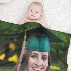 Custom Photo Graduation Blanket Senior 2023 Gift - joliny