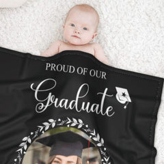 Custom Photo Graduation Blanket Senior 2023 – Memorial Gifts - joliny