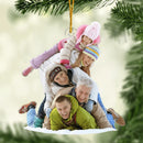 Custom Photo There’s No Place Like Home For The Holidays - Custom Ornament - Christmas Gift For Family Members - Joliny