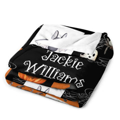 Free Shipping✈️Personalized Halloween  Spooky Season Kids Blanket