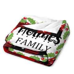 Free Shipping✈️Custom Christmas Buffalo Plaid Blanket