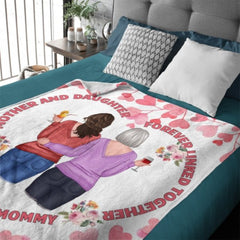 First My Mother Forever My Friend Blanket - Gift For Mom - joliny