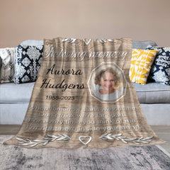 For Every Time You Think Of Me, I'm Right Here Inside Your Heart - Upload Image - Personalized Blanket - joliny