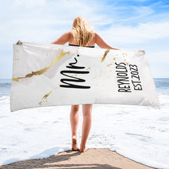 For The Couple Beach Towel - joliny