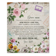 How Thankful & Blessed I Am To Have You - Family Blanket - New Arrival, Christmas Gift For Mother - joliny