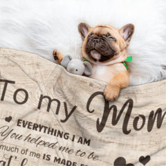 I Love You With All My Heart - Upload Image, Gift For Mom, Personalized Blanket - joliny