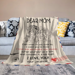 I Want You To Know I Love And Appreciate You - Gift For Mom, Blanket - joliny