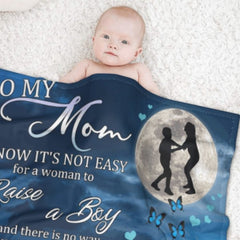 I'll Always Be Your Little Boy, Mom - Family Blanket - New Arrival, Christmas Gift For Mother From Son - joliny