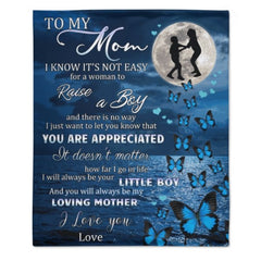 I'll Always Be Your Little Boy, Mom - Family Blanket - New Arrival, Christmas Gift For Mother From Son - joliny