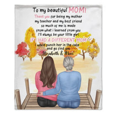 I'll Always Be Your Little Girl - Gift For Mom - Personalized Blanket - joliny