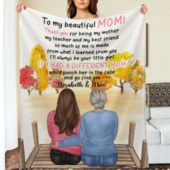 I'll Always Be Your Little Girl - Gift For Mom - Personalized Blanket - joliny