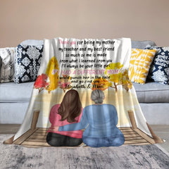 I'll Always Be Your Little Girl - Gift For Mom - Personalized Blanket - joliny