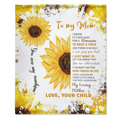 I'll Always Be Your Little One & You'll Always Be My Loving Mom - Blanket - To My Mom, Gift For Mom, Mom Gift From Daughter And Son, Birthday Gift For Mom - joliny