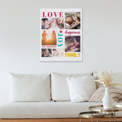 Love Happiness Joy Famliy Custom Photo canva - joliny